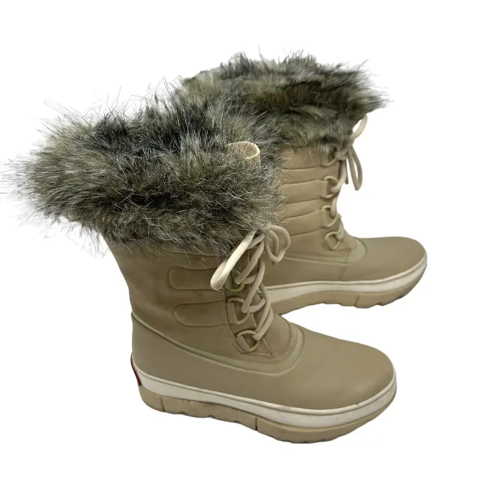 Sorel Joan of Arctic Next Waterproof Faux Fur Winter Boots Size 9